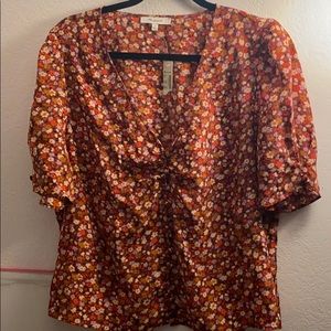 Madewell floral blouse. NWT.